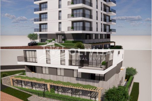 Apartments in a new building near the sea in Budva