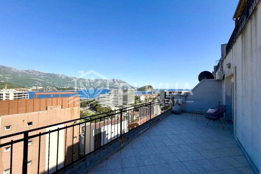 Apartment with a sea view in Budva, Montenegro