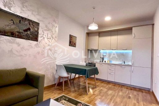 Svetao stan sa panoramskim pogledom na more na prodaju u Bečićima