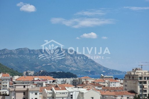 Годовая аренда студии в Будве, район Дубовица, с видом на море
